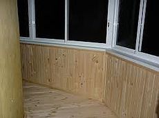 Обшивка деревянной вагонкой