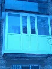 Остекление и утепление балконов подвесных п- образных под ключ.