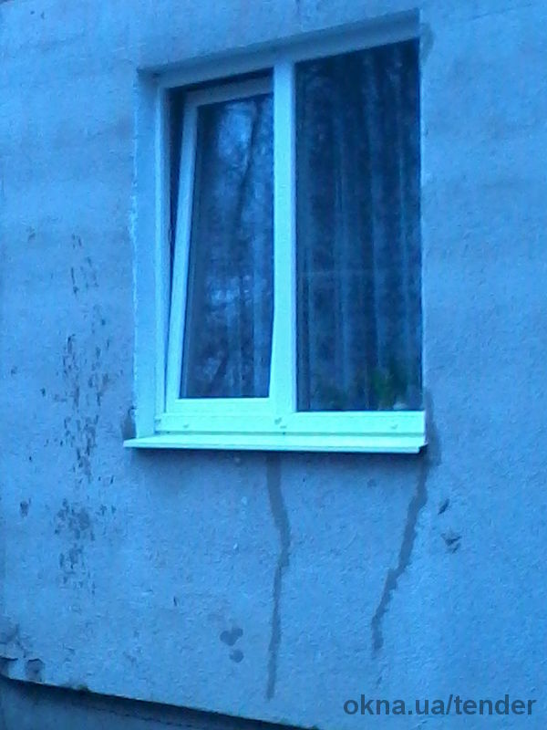 Окно ширина 1020мм, высота 1400мм с одной поворотно- откидной створкой из трехкамерного профиля Окно ширина 1020мм, высота 1400мм с одной поворотно- откидной створкой из трехкамерного профиля