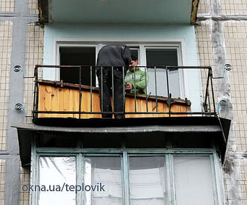 Демонтаж балкона недорого