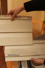 Наружная обшивка балкона в городе Бровары