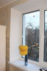 Отделка откосов на Позняках