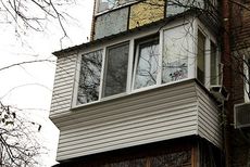 Вынос балкона по подоконнику в Киеве