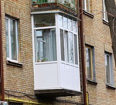 Французский балкон в сталинке