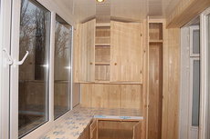 Шкаф на балкон на заказ в Киеве