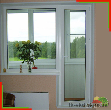 Балконный блок для остекленных балконов и лоджий. Профиль Евролайн с однокамерным энергосберегающим стеклопакетом фурнитурой Ворне Балконный блок для остекленных балконов и лоджий. Профиль Евролайн с однокамерным энергосберегающим стеклопакетом фурнитурой Ворне