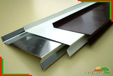 Отливы белые ранилловые 150 мм