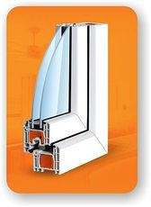 Металопластикове вікно з профілю Thermoline 500