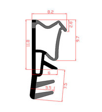 Уплотнитель TRELLEBORG профиль K5286