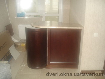 Фасады деревянные.