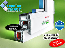 Двустворчатое Salamander 2D Maco 2 камерный стеклопакет энерго