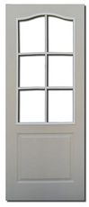 Дверное полотно Анатолия полуостекленное