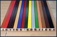 Ламинация ПВХ профиля, алюминия, шпросов, коробов защитных ролет, подоконников