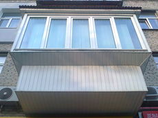 Вынос балкона с наружным утеплением до пола