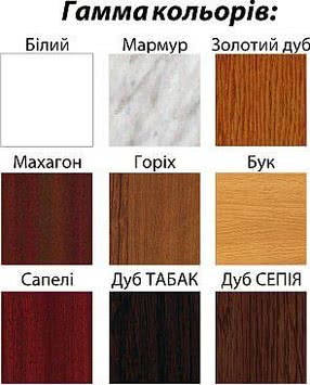 Підвіконня пластиковий кольоровий, Openteck (Україна) 100Х1000