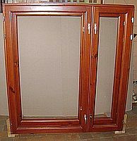 Сосновые окна из евробруса (Одесса)