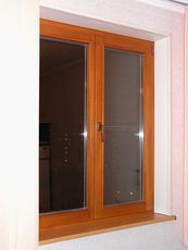 Евробрус окно из сосны (Киев)