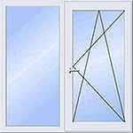 Окна из профиля REHAU - экономичное решение при высоком качестве! Размер ПВХ окна 0,9х1,0 м.