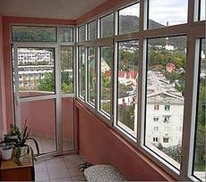 Неизменно немецкое качество профиля от REHAU в остеклении балконов в г. Борисполь!