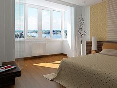 Окно в спальню из профиля REHAU - недорого!