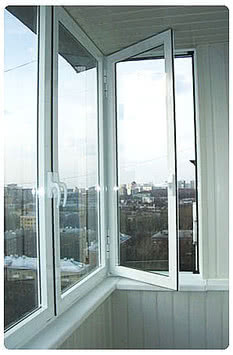 Вікна WDS в склінні балконів - надійно і практично (Бориспіль)!