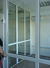 Окно пластиковое Salamander в офисном помещении (Буча)!