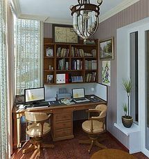 Металлоплаcтиковое окно Salamander в рабочем кабинете!