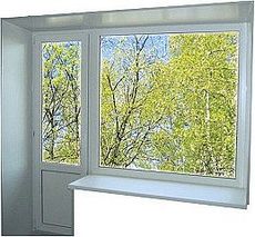 Недорогое Окно Hoffen в балконном блоке - гарантия качества (Борисполь)!