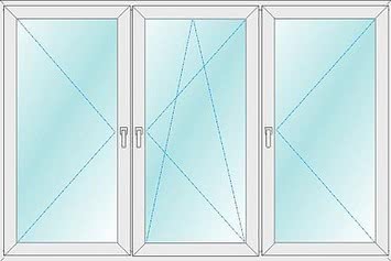 Окно кухонное ALMplast, Фурнитура Vorne 2,1х1,6мм.