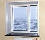 Теплое окно на кухню профильная система Rehau 70мм.