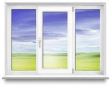 Окно пластиковое трехстворчатое ALM 2,1х1,4 м