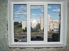 Вікно пластикове трьохстулкове ALM