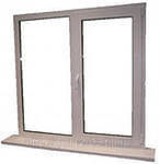 Окно кухонное WDS, фурнитура Sigenia, 1,4х1,4 м