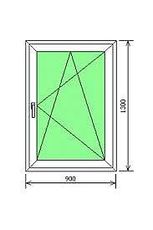 Окно одностворчатое Rehau с МАСО 0,5х0,9 м