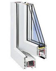 Металлопластиковые окна rehau, Киев, с фурнитурой МАСО двухстворчатое 1,25х1,2 м