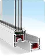 Купить металлопластиковые окна rehau, Киев, с фурнитурой МАСО двухстворчатое 1,35х1,4 м