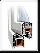 Пластиковое окно белое деленное пополам с глухой и поворотно-откидной створками из профиля ALMplast (Украина) 1350х1250 (МАСО, однокамерный стеклопакет) для детской.