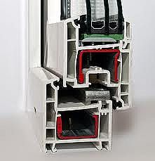 Энергосберегающее окно ПВХ Peхaу на балкон с фурнитурой МАСО. Двухстворчатое 1,0х1,25 м с однокамерным стеклопакетом.