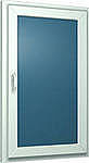 Вікно пластикове Rehau з фурнітурою МАСО одностворчатое поворотно-відкидне розміром 900х1200 мм
