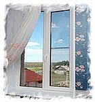 Окна, двери и витражи из профиля Rehau 1,05х1,0 м. Двухстворчатые металлопластиковые окна