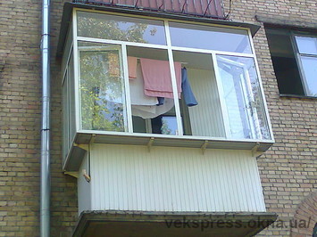 Вынос балкона с осуществлением наружного утеплением недорого