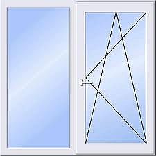 Вікно в квартиру з профілю Rehau Euro 60 з фурнітурою МАСО Вишгород