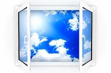 Окна из профиля Almplast c фурнитурой МАСО. Одна глухая и одна поворотно-откидная половина!