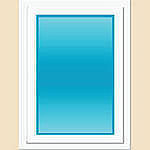 Одностворчатое окно из профиля Salamander Streamline с фурнитурой МАСО. 500Х1050