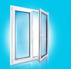 Окно в комнату из профиля Internova 4000 с фурнитурой МАСО