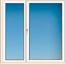 Двухчастное окно из профиля Rehau E 70 с фурнитурой МАСО 900Х1600
