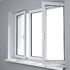 Трехчастное окно Rehau 1700х1300 с энергосберегающим стеклопакетом