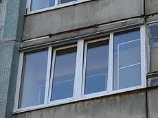 Лоджия из профиля Rehau Euro 60 в Киеве