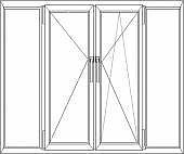 Лоджия из профиля Rehau Euro 60 в многоэтажных зданиях