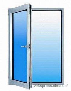 Окно ПВХ Алюпласт для коттеджей, фурнитура Siegenia, размер - 1,6 Х 0,8м